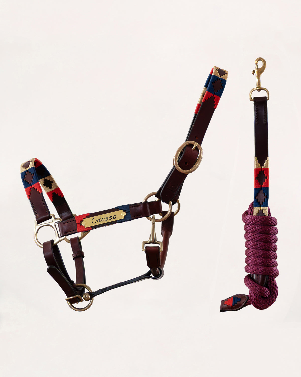 Gepersonaliseerd polo halster - Royale