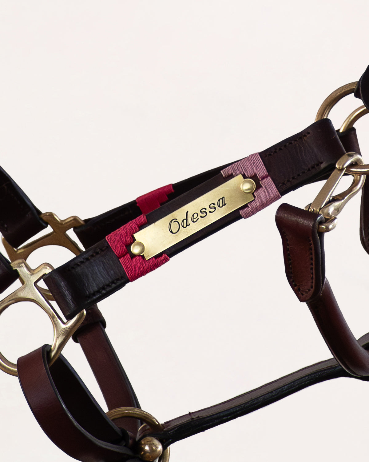 Gepersonaliseerd polo halster - Rosa